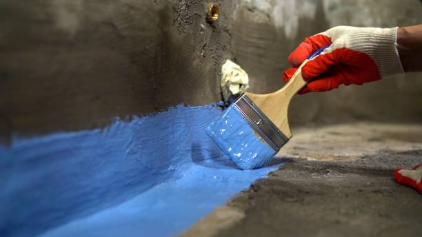 Commercial Basement Waterproofing project at a Juliustown, NJ business property by SJ Waterproofing Pros